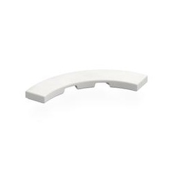 Le bord blanc du chapeau de Jessie : pièce LEGO 27507, couleur blanc, élément 6457244.