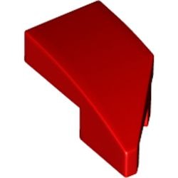 La pointe rouge gauche du nœud de Raphael : pièce BrickLink 29120, couleur rouge, élément LEGO 6177505.