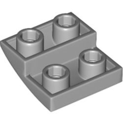 Les courbes grises inversées du Démogorgon : pièce BrickLink 32803, couleur gris bleu clair, élément LEGO 6185676.