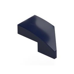 Une plume bleu foncé de Corbeau : pièce LEGO 29120, couleur bleu foncé, élément 6214811.