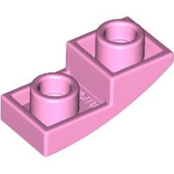 Les courbes roses inversées de la silhouette : pièce BrickLink 24201, couleur rose vif, élément LEGO 6296041.