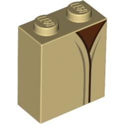 Image LEGO : tenue de yoda, couleur beige, référence BrickLink 3245cpb083, élément LEGO 6246041.
